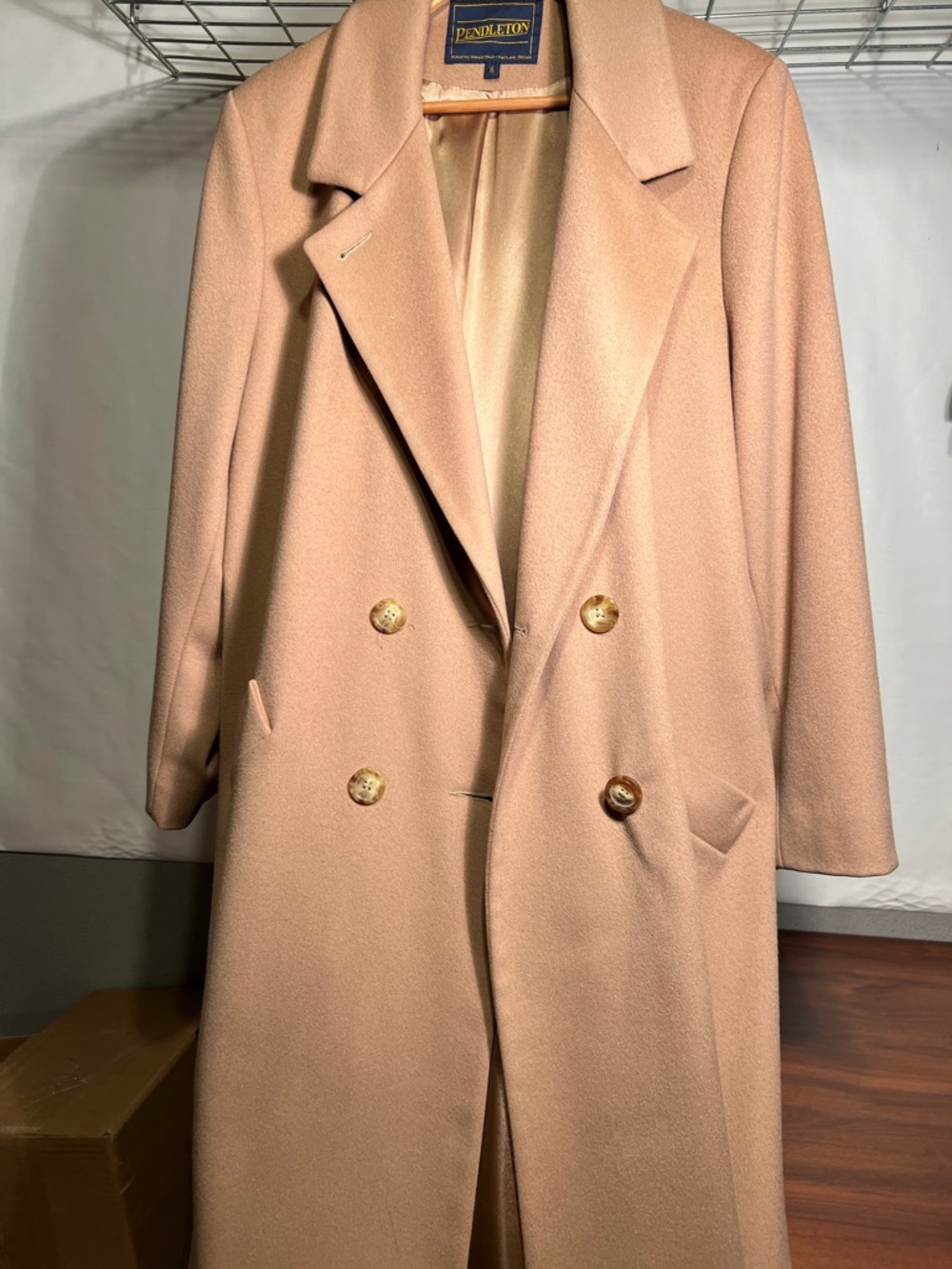 Pendleton Preppy Wool Double Breasted Vintage Coa… - image 1